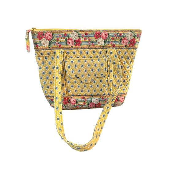 Rare Vintage Vera Bradley Elizabeth Zip Tote Bag - Picture 1 of 9